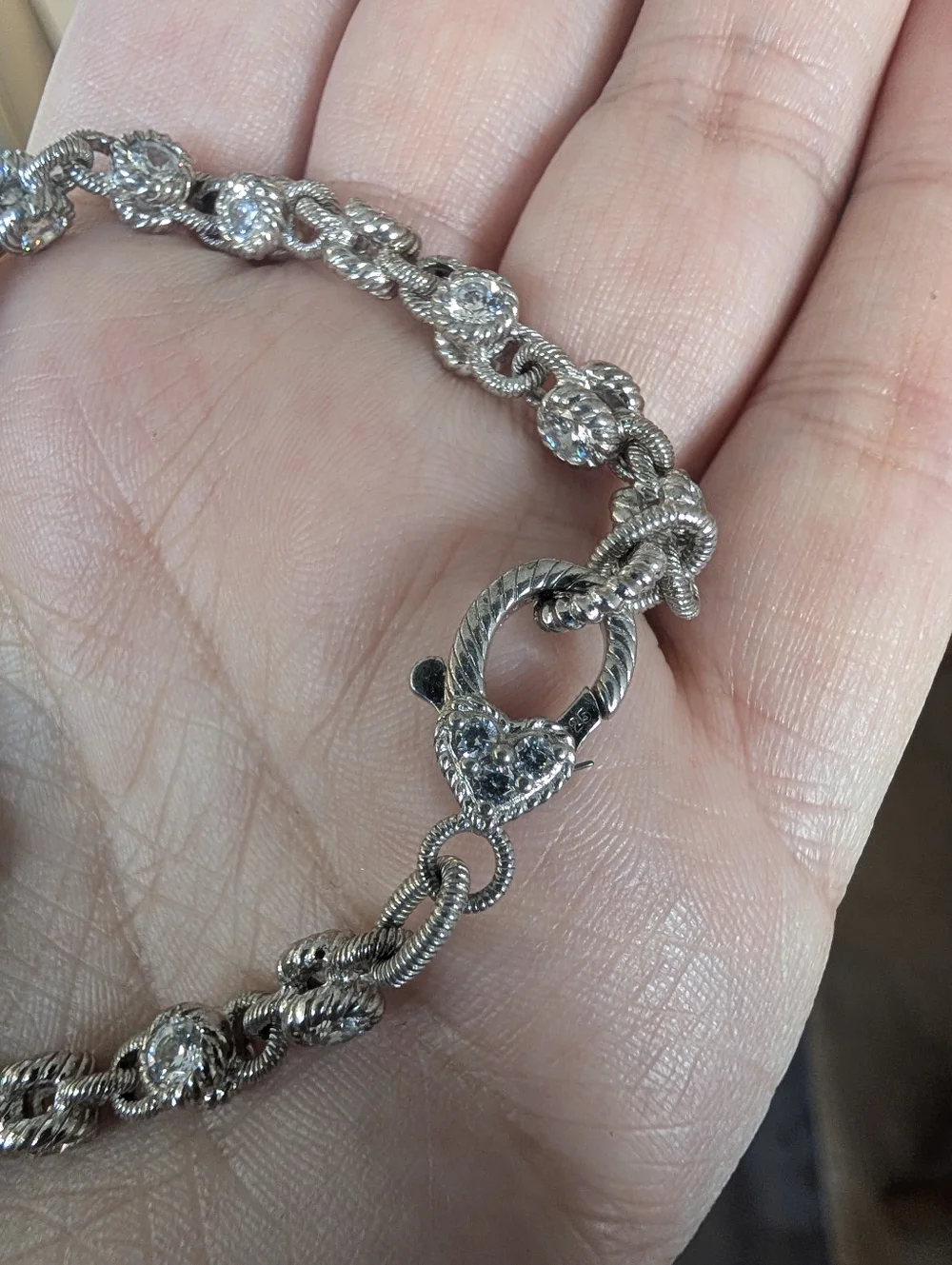 Judith Ripka SS Bracelet - Picture 2 of 6